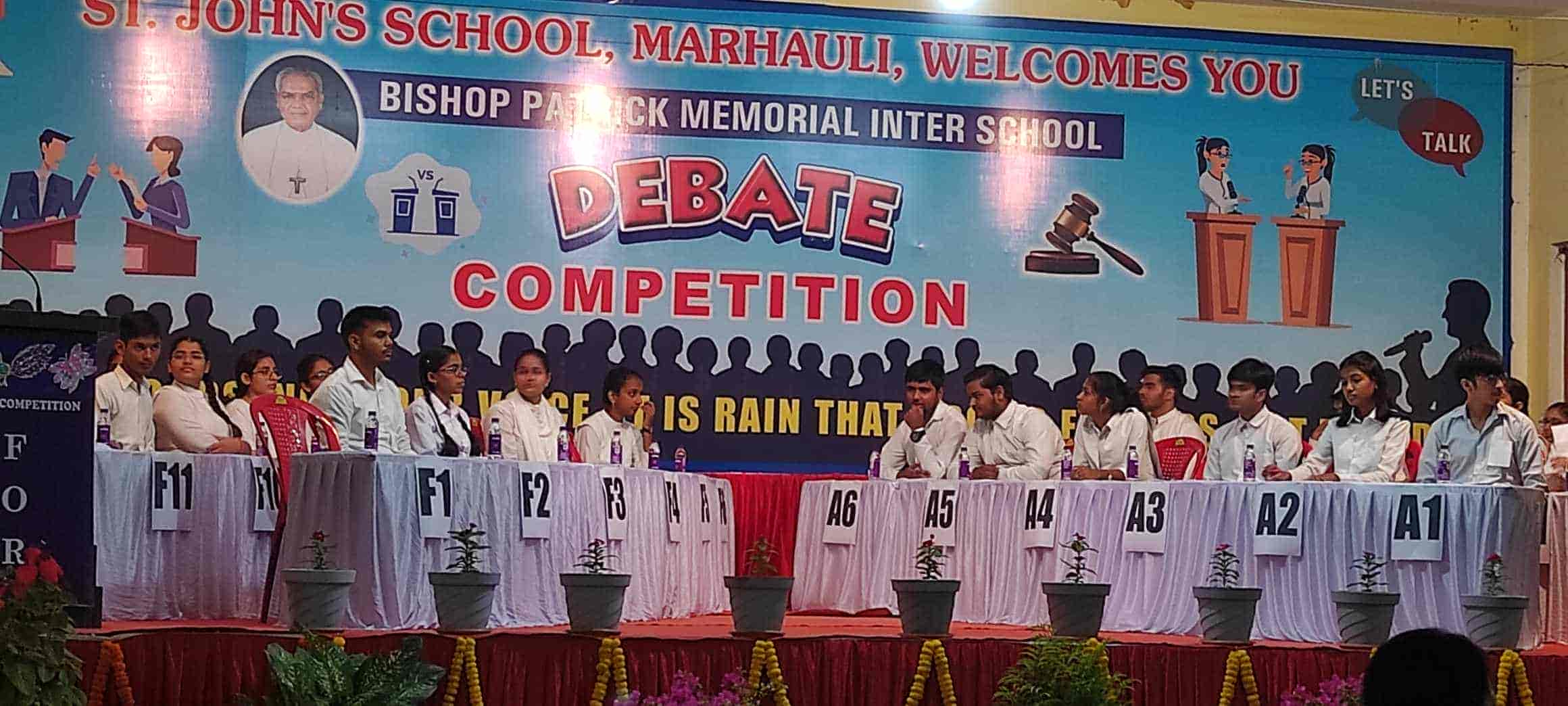  DEBATE COMPETITION HELD AT ST.JOHN SCHOOL VARANASI -2022  