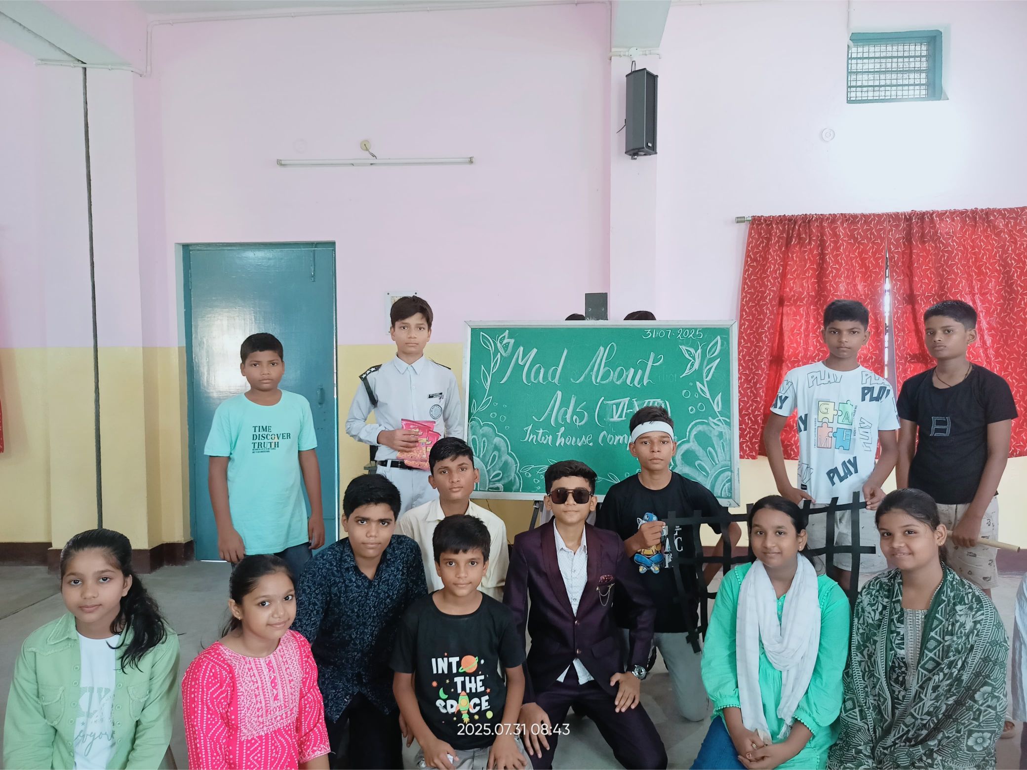 Classes VI to VIII Mad About Ads- Inter House Competition 2025-26 